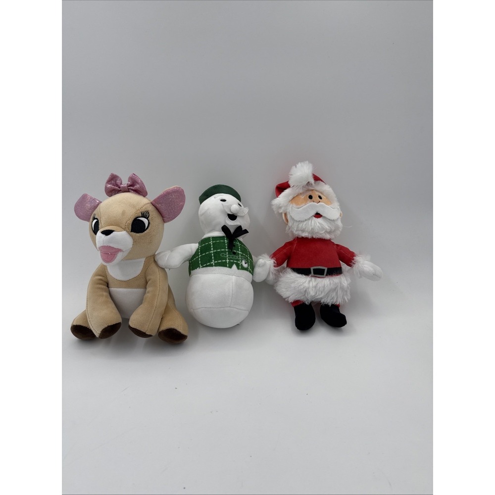 Toy Factory Lot Of 3 Rudolph The Red Nosed Reindeer Plush Characters Clarice